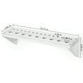 thumbnail image 5 of NEX Set of 2 Screwdriver Solid Wood Tool Hammer Holder Pliers Storage Box Organizer, Gray White, 5 of 8