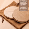 thumbnail image 4 of Posavasos de madera – Posavasos redondos para exteriores para protección de mesa de madera, salvamanteles de café, tazas y tazones – Regalo de posavasos para bebidas frescas, 4 of 5