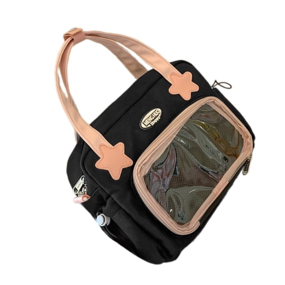 ZPAQI Harajuku Itabag Clear Shoulder Bag Japanese Style Crossbody Bag Badge Backpack