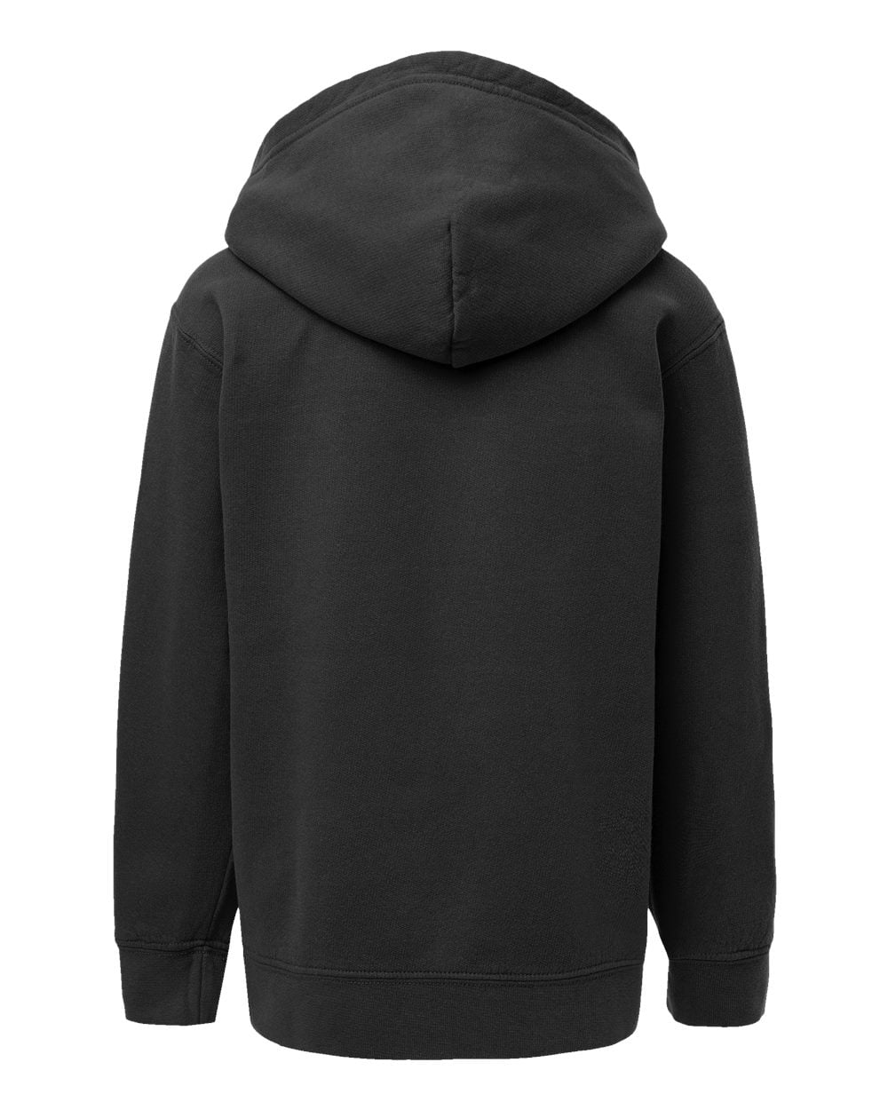 Comfort Colors 1467Y Garment-Dyed Youth Lightweight Fleece Hooded Sweatshirt-Black-S