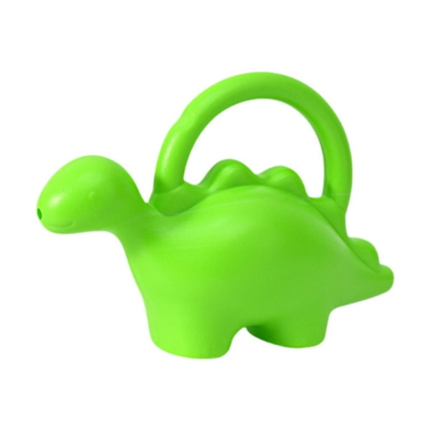 Regadera de dinosaurio para niños, ligera, novedosa, decorativa, 1,5 l Verde