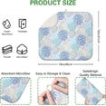 thumbnail image 4 of Dish Drying Mat Drainer Pads - Extra Large Microfiber Drying Mats for Dishes Kitchen Counter Super Absorbent Pads for Draining Racks (Blue,16"x18" ), 4 of 6
