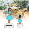 thumbnail image 5 of Hula Girl Dashboard Doll Durable Easy Use Environmental Protection Interesting Solar Powered Dancing Decoration For Car For Home For Adults(blue), 5 of 5