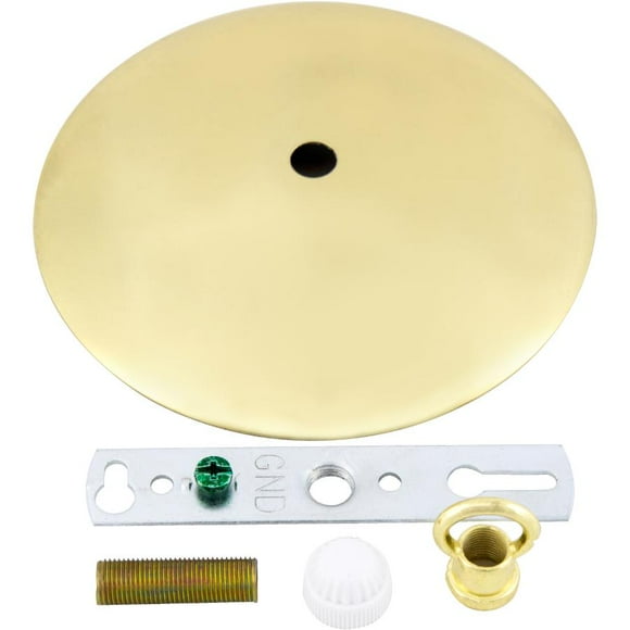 5" Decorative Brass Canopy Set