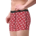 thumbnail image 2 of Kdxio Men's Boxer Briefs with Ladybugs And White Dots Print - Comfortable and Breathable Underwear for Everyday Wear, 2 of 5