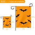 thumbnail image 3 of Halloween Bats on Orange Background Double Sided Garden Flag Decorative Weather Resistant Yard Flag, Large DIY Vertical Flag for Farmhouse Patio Lawn, 28x40 Inch, 3 of 6