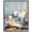 Black Frame, variant on Cozy Corner Canvas Print Living Room Wall Art by Notoriart, Gallery Wrapped, 16 x 20