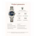 thumbnail image 5 of POEDAGAR New Men's Watch Luxury Waterproof Luminous Quartz Watch Couple Watch Festival, 5 of 6