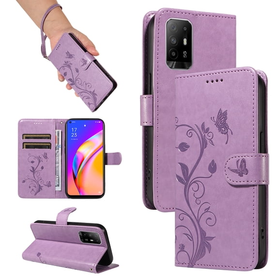 Phone Case for OnePlus Nord N20 5G, PU Leather Card Slots with Kickstand Function Shockproof Wallet Cover for OnePlus Nord N20 5G