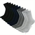 thumbnail image 6 of 5pcs Toe Socks for Men: Five Finger Cotton Athletic Crew Socks No Show Breathable Running Ankle Socks, 6 of 6