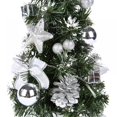 thumbnail image 5 of 16 Inch Pre-lit Mini Christmas Tree, Table Top Artificial Christmas Trees with Yellow Lights For Home Office Party Decration, 5 of 6