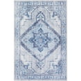 thumbnail image 4 of Livabliss Area Rugs for Living Room, 2x4 Iris Traditional Blue Rug, Bedroom Dining Room Home Decor Stain Resistant Carpet (2'2" x 3'9"), 4 of 9