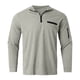 thumbnail image 3 of Playeras Negras Para Hombre Algodon, Camiseta De Manga Larga A Rayas Con Cremallera Para Hombre, Camisetas Casuales De Verano Para Vacaciones, Tops, 3 of 8