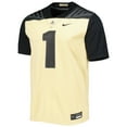 thumbnail image 2 of Men's Nike #1 Gold Purdue Boilermakers Untouchable Football Jersey, 2 of 3