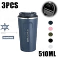 thumbnail image 2 of Termo Café Taza de Viaje para Coche Termo Taza 380/510ML Impermeable para Té, Agua o Café con Doble Acero Inoxidable, 2 of 6