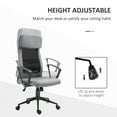 thumbnail image 4 of Vinsetto High Back Mesh Office Chair, Computer Chair with Headrest, Adjustable Height, Tilt Function and Armrests, Grey, 4 of 10