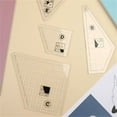 thumbnail image 6 of Clear Acrylics Quilting Ruler Templates Patchwork Ruler Tool for Measuring, 6 of 20