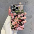 thumbnail image 2 of BINUFF Aesthetic Pink Rose Phone Case for iPhone 11/12/13/14/15 Pro Max, 2 of 5
