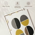 thumbnail image 6 of Elephant Stock Mid Century Abstract Circles Ii Wall Art - Vertical Canvas Wall Art - Living Room Wall Decor - Abstract Canvas - Black And Gray Decor By Urban Epiphany - 30" x 45", 6 of 8