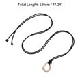 thumbnail image 3 of Unique Bargains 1 Pc Festival Wrap Belt Elegant Stone Pattern Buckle Knotted Adjustable Waist Cord for Women Black, 3 of 5