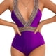 thumbnail image 2 of Traje de baño con costura de encaje, traje de baño de una pieza, traje de baño de leopardo para mujer, traje de baño de una pieza, experiencia incomparable, 2 of 5