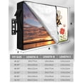 thumbnail image 7 of Outdoor TV Cover 60 to 65 Inch Weatherproof, Cartoon Honey Bees Flower Waterproof TV Screen Protector for Outside Decor with Zipper and Pocket 58"L x 37"H , Abstract Sun Cloud, 7 of 7