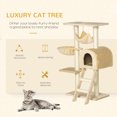 thumbnail image 4 of PawHut Arbre à Chat pour Chats d'Intérieur Centre d'Activités pour Chaton Lit de Repos Jouet 39 Pouces, 4 of 10