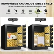 Riflevault 3 Cub Fireproof Safe with LCD Screen and Hidden Password Function, Large Safe with Fireproof Bag