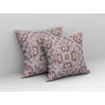 thumbnail image 2 of Divine Flowers Indoor/Outdoor Pillow with Removable Cover in Brown Yellow 26x26, 2 of 4