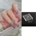 thumbnail image 2 of Milue 100Pcs Luxury Nail Charms 3D Nail Art Rhinestones Diamond Manicure Decoration, 2 of 21