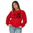 thumbnail image 3 of Never Trust An Atom Science Nerd Joke Unisex Plus Size Sweatshirt Brisco Brands 3X, 3 of 6