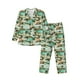 thumbnail image 1 of Fotbe Colorful Hawaii Palms Pijama de Hombre con Estampado de Manga Larga, Conjunto de 2 Piezas, Ropa de Dormir Suave y Cómoda con Bolsillos-X-Large, 1 of 7