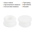 thumbnail image 2 of Uxcell Silicone Snap in Locking Hole Plugs Seal Cover Panel Round 16mm White 6Pcs, 2 of 7