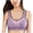 Purple, variant on Lolmot Bras for Women No Underwire Plus Size Comfortable Hollow Out Full Coverage Bra U-Neck Push Up Breathable Underwear