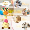 thumbnail image 5 of Dancing Talking Giraffe Toy for Toddlers 1-3,Musical Giraffe Sings 10 Children’s Songs,Dances & Repeats What You Say,Glowing Light Up Stuffed Animal with Interactive Voice Imitation,Perfect Baby Gift, 5 of 6