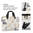 thumbnail image 4 of FORMRS 16" Laptop Bag Carrying Sleeve Case with Handle Travel Shoulder Briefcase, Adorable Bunnies, 4 of 8