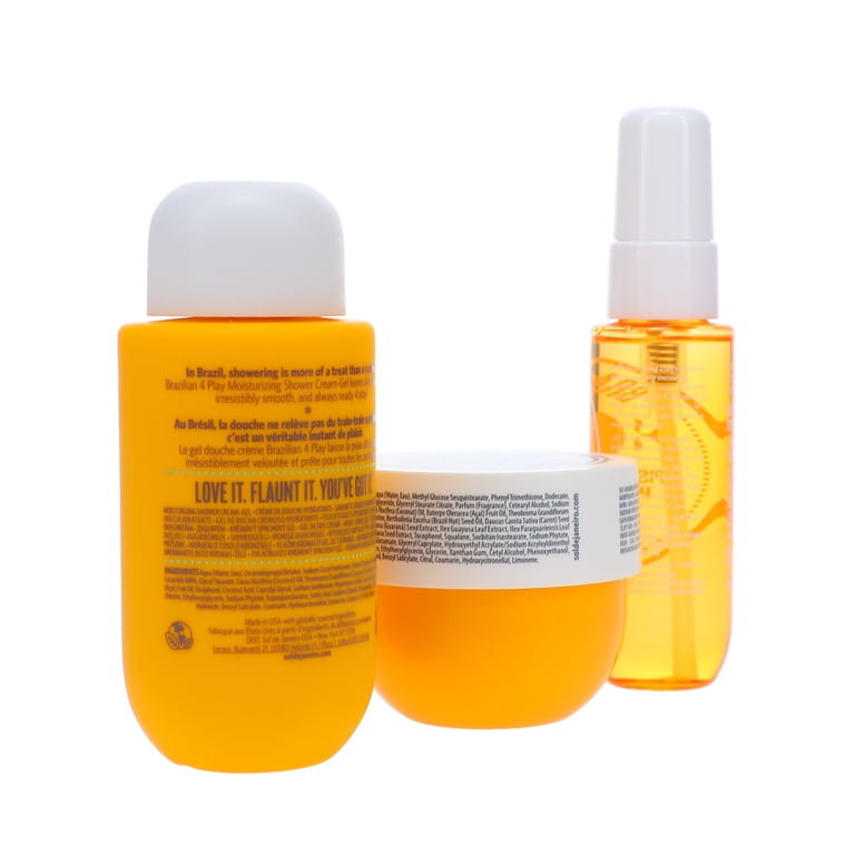 Sol De Janeiro, Bum Jet Set, 3 Piece Gift Set with Hair and Body