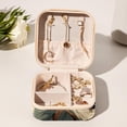 thumbnail image 6 of Woodpecker Travel Portable Decorative Box - Square Jewelry Storage and Organizer Box for Rings, Earrings, Necklaces, and Bracelets - Suitable for Girls and Women - Necklace Organizer Box, 6 of 6
