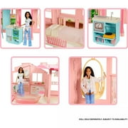Barbie Hearth & Hand Townhouse Playset with 3 Levels & 40+ Pieces Including Furniture & Accessories