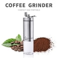 thumbnail image 1 of Manual Coffee Grinder, Conical Burr Grinder, Adjustable Settings Portable Stainless Steel Hand Crank, 1 of 5