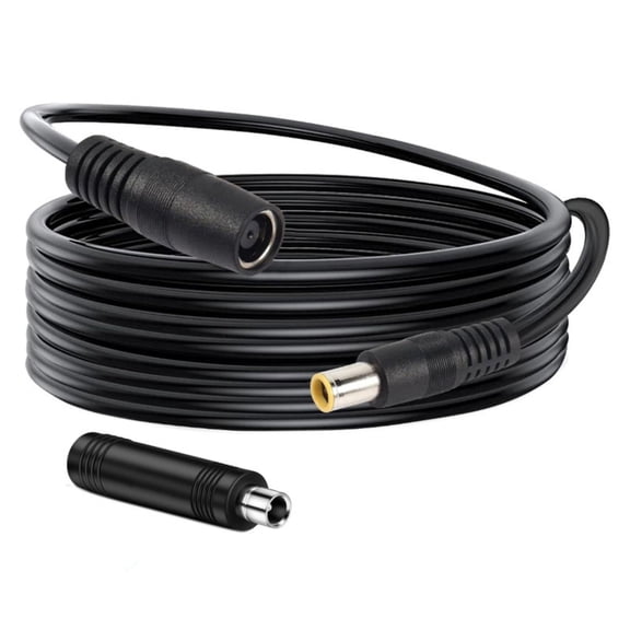8mm Solar Power Extension Cable 14AWG, DC7909 Female to Male Cable with DC8020 Adapter for Outdoor Energy Sources