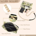 thumbnail image 3 of FORMRS Women Crossbody Purse with Chain Strap Vegan Leather Shoulder Handbag, Yellow Floral Rabbit, 3 of 7