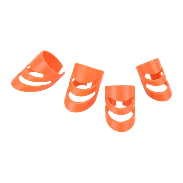 Fingertip Picks, Good Protection Guitar Finger Pick For Ukulele Red