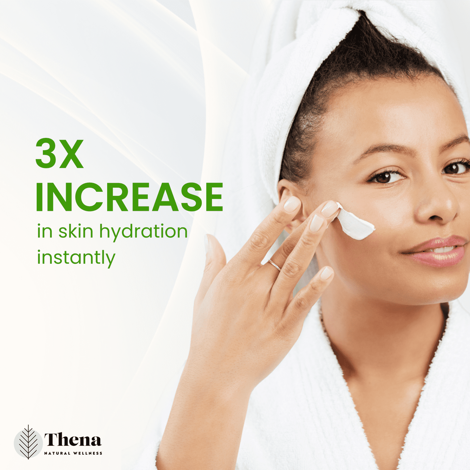 Thena Advanced Barrier Repair Face Cream for Dry Sensitive Skin with Ceramides, Niacinamide & Peptides, Daily Hydration & Soothing Recovery, Fragrance Free
