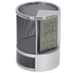 thumbnail image 4 of Reloj despertador digital Jadeshay Portalápices electrónico multifuncional Negro, 4 of 8