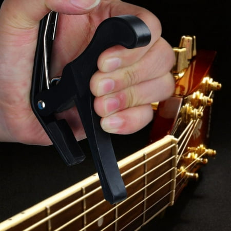 - Quick Change Key Guitar Capo For Acoustic Electric Classical Guitar Aluminium Blue/Black/Silver/Dark Blue Opt