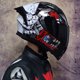 thumbnail image 3 of Casco de carreras de cara completa, serie aprobada por DOT, casco Capacete Casco, casco de motocicleta, casco de motocross con esquinas con personalidad, 3 of 5