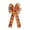 A, variant on Darzheoy Large Fall Wreath Bows for Front Door, Thanksgiving Burlap Bows Orange Strips Bows Autumn Pumpkin Tree Topper Bows for Wreath Fall Thanksgiving Decorations