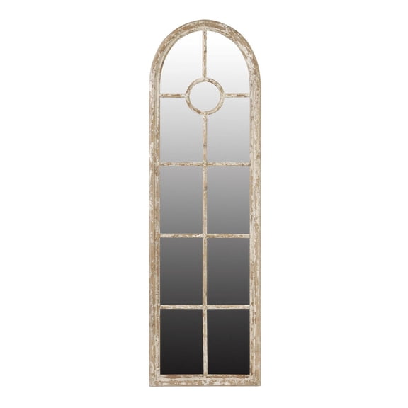A & B Home Ada Half-Round Elongated Mirror - 24W x 79H in.