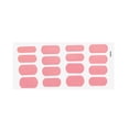 thumbnail image 1 of DHARMONAL Nail Sticker Solid Color Nail Sticker Gentle Nail Nail Sheets Polish Color Street Clear Nails Short Length Rhinestone Gel Wrap Strips for Molding Edges, 1 of 4